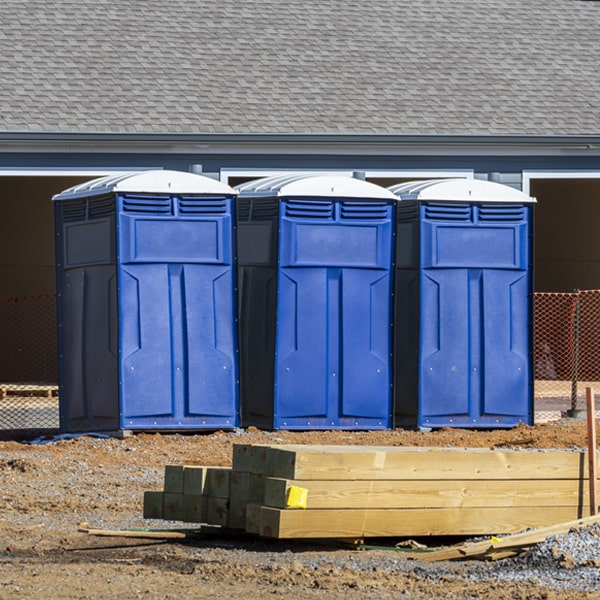 how far in advance should i book my portable toilet rental in Fort Hill